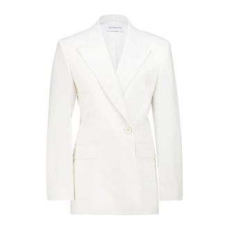 Givenchy Double-breasted Jacket in Wool and Mohair - female - Givenchy - Blazers - White - S - Jackets