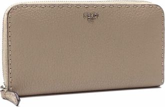 Fendi Leather Long Wallet (Bi-Fold) (Pre-Owned)