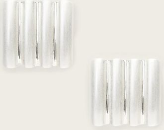 AllSaints Brass Janna Flat Earrings, Size: One Size