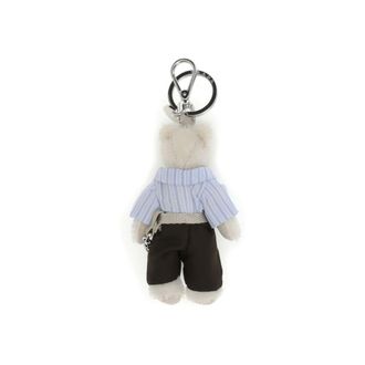 Prada Mens Multicolor Cotton Keychain Accessory