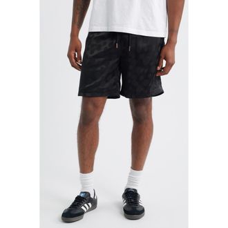 Honor The Gift Polka Dot Drawstring Shorts in Black at Nordstrom Rack, Size Medium R