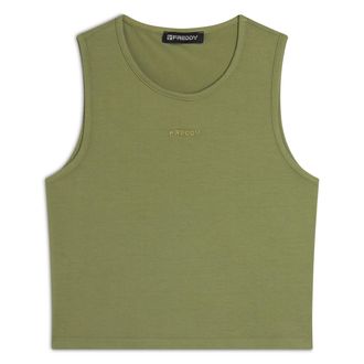 Freddy Top Cropped slim fit in jersey stretch