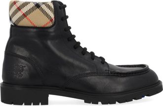 Burberry Rogue Leather Boot-Uomo