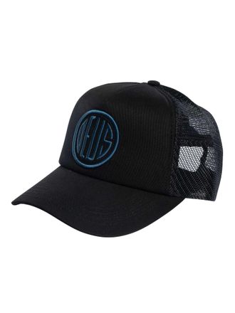 Deus Ex Machina Mens Pill Logo Trucker Cap, Black, One Size