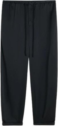 By Malene Birger Joanni Satin Broeken - Dames - Straight fit broeken - Zwart - XS - Satijn - Broeken