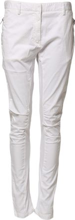 Gaud&igrave; Mid Waist Skinny Chino Cotton Trouser Womens Pants (Pre-Owned)