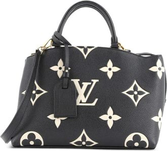 Louis Vuitton Petit Palais Bicolor Empreinte Giant tas met monogram - Zwart