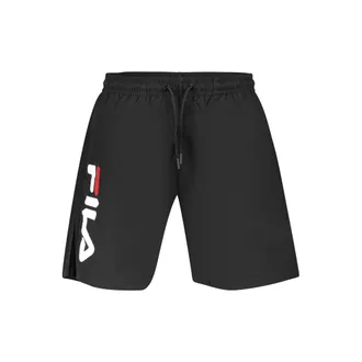 Fila Zwarte Polyester Mannen Zwemkleding
