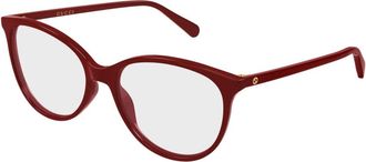 Gucci Glasses, female, Red, Size: 51 MM Eyeglasses