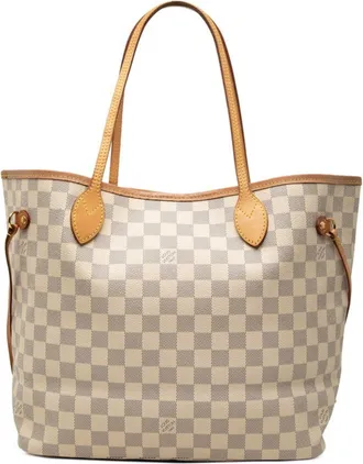 Louis Vuitton Ivory Pvc Leather Pouch Shoulder Bag Tote Bag (Pre-Owned)