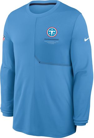Nike Tennessee Titans Sideline Coach Nike Mens Dri-FIT NFL Long-Sleeve Top in Blue | 03B1085K9V-B8B
