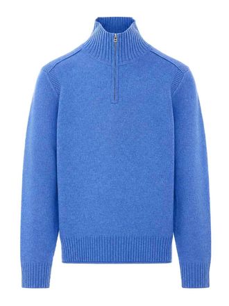 Guest In Residence Half Zip Sweater