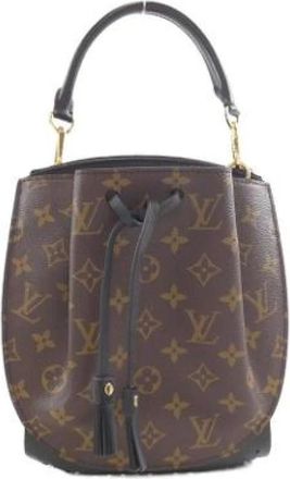 Louis Vuitton Pre-owned Bucket Bags, female, Brown, Size: ONE SIZE Pre-owned Canvas louis-vuitton-bags