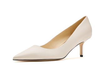 Nine West Arlene High Womens Heels Cream : 7.5 M, Suede