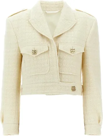 Givenchy Dames, Jassen, Wit, Maat: S Tweed