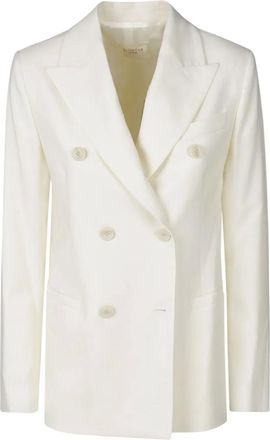 Montedoro Red Blazer in lana - Bianco