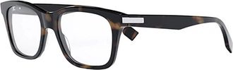 Fendi Mens Black Square Eyeglass Frames FE50030I 052