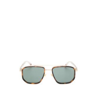 Gucci Aviator Frame Sunglasses - female - Gucci - Sunglasses - Yellow - ONE SIZE - Accessories