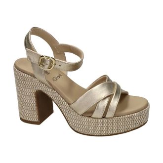 Nero Giardini Dames, Schoenen, Geel, Maat: 36 EU Leer
