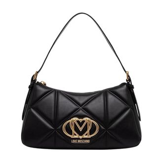 Love Moschino Dames, Tassen, Zwart, Maat: ONE Size Leer