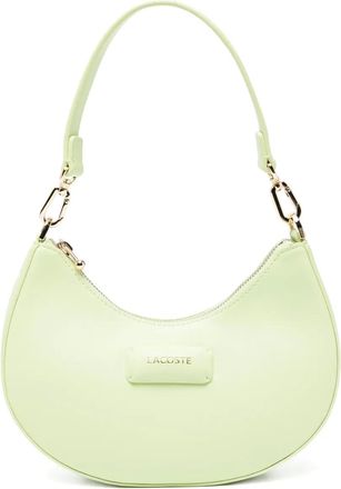 Lacoste Halvemaanvormige tas met logo-applicatie - Groen