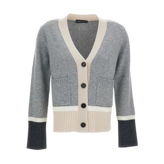 Lorena Antoniazzi Cardigan - female - Lorena Antoniazzi - Cardigans - Gray - XS - Knitwear
