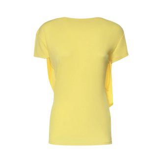 Jacquemus T-Shirts, female, Yellow, Size: XS Le Haut Mistral