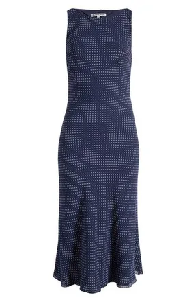 Reformation Topanga Sleeveless Chiffon Dress in Button at Nordstrom, Size Large