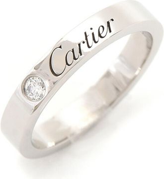 Cartier Platinum Platinum 950 Wedding Ring (Pre-Owned)