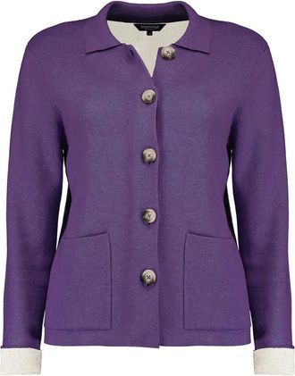 Bloomings Dames, Jassen, Paars, Maat: 3XL