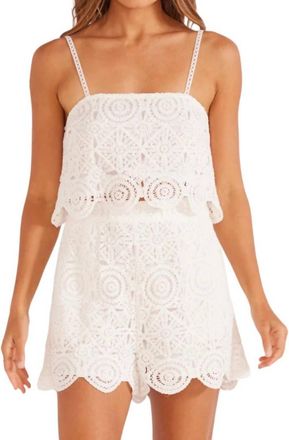 Minkpink Antonella Top In White