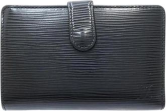 Louis Vuitton Pre-owned Leren Portemonnee - unisex - Vintage Accessoires - Zwart - ONE Size - Leer - Vintage