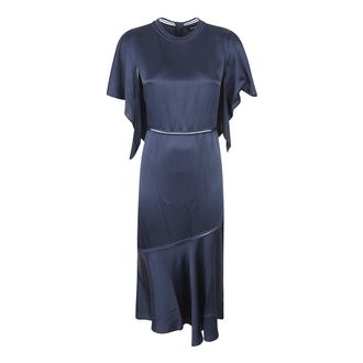 Fabiana Filippi Midi Dresses, female, Blue, Size: 2XS Midi Dress