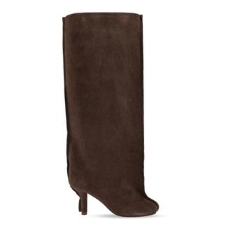 Maison Margiela Schoenen, Dames, Bruin, 37 EU, Su&egrave;de, Anatomische Su&egrave;de Laarzen