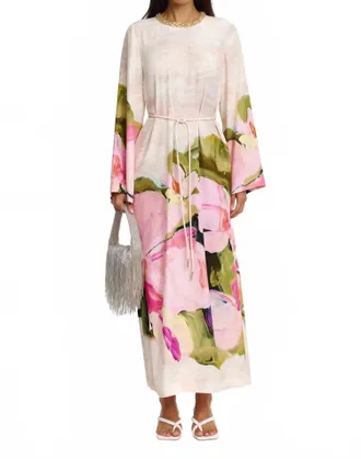 Acler Womens Regan Maxi Dress In Garden Afternoon