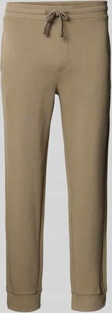 HUGO BOSS Relaxed Fit Sweatpants mit Eingrifftaschen Modell Dayote in Hellbraun, Gr&ouml;&szlig;e XL