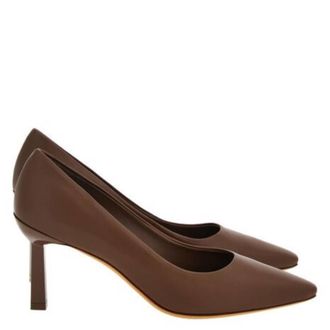 Ferragamo Justina 70 Nappa Pumps, Size 7 C