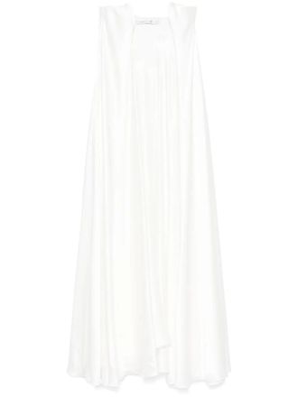 CHRISTOPHER ESBER Zijden strapless avondjurk - Wit