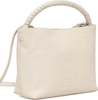 Pedro del Hierro Borsa a tracolla con manico intrecciato - Toni neutri