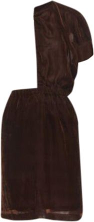 Comme Des Gar&ccedil;ons Comme des Garcons velvet drawstring sash knee length skirt