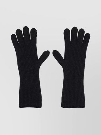 Jacquemus ribbed knit gloves