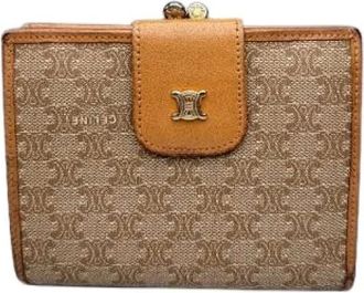 Celine Portafoglio Pre-owned in Tela Monogram - - Pre-owned - Donna - Beige - ONE SIZE