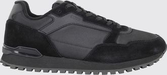 HUGO BOSS Sneakers Boss in camoscio e mesh