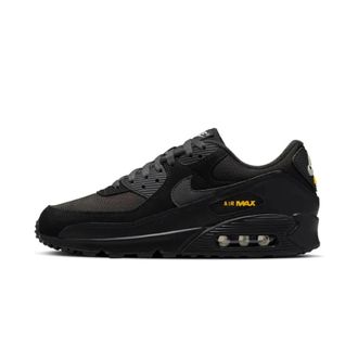 Nike Air Max 90 - Heren - Sport - Zwart - Maat: 44 EU Leer