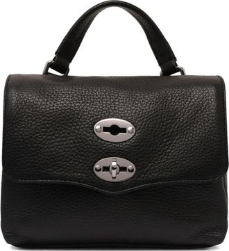 Zanellato Postina Daily Baby - Dames - Handtassen - Zwart - ONE Size - Leer - Tassen