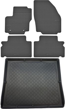 OEM Juego De Alfombrillas De Goma Para Coche Y Alfombrilla Para Maletero Para Ford Galaxy Ii Minivan (junio De 2006 A 2010)