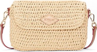 MZ Wallace Convertible Crochet Crossbody Bag in Camel at Nordstrom