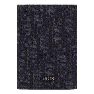 Dior Bi-Fold Card Holder Black Oblique Jacquard 2ESCH138YSE-H03E