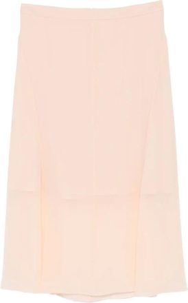 MUGLER Rokken, Dames, Roze, S, Gelaagde lingerie rok