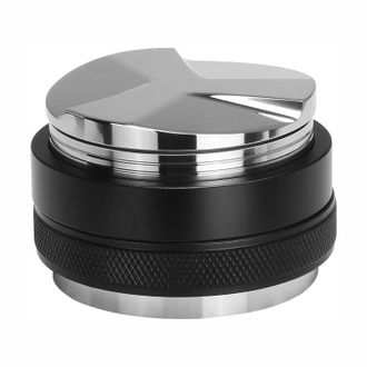 OEM Dispensador Y Prensador De Caf&eacute; De 53 Mm, Nivelador De Caf&eacute; De Doble Cabezal, Filtro Port&aacute;til, Profundidad Ajustable: Prensador De Espresso Profesiona